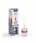 Prady Ambientador Mikado Kelaat Rose - Frasco de Cristal 100 ml y Varitas Difusoras
