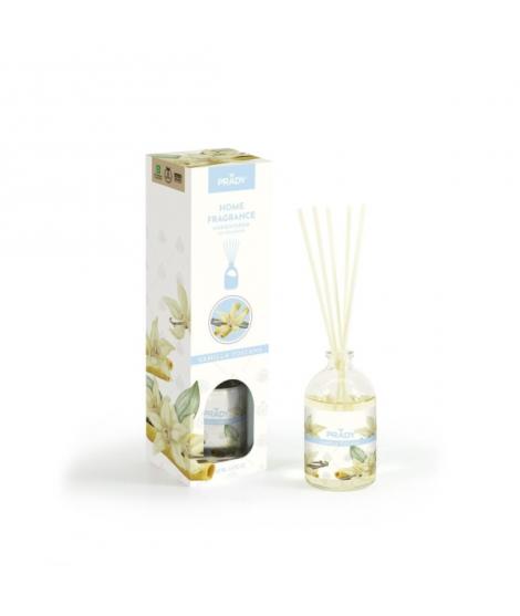 Prady Ambientador Mikado Vainilla Toscana - Frasco de Cristal 100 ml y Varitas Difusoras