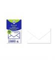 Bismark Pack de 10 Sobres de Papel 90grs - Medidas 76x120mm - Color Blanco