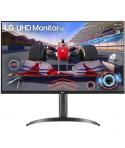 LG 32UR550K-B Monitor 32.5" IPS UltraHD 4K HDR10 - 60Hz - Respuesta 4ms - Altavoces 10W - 16:9 - HDMI, DisplayPort - Ajustable e
