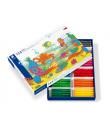 Staedtler Noris Jumbo 340 Pack de 144 Rotuladores Jumbo - Punta de Fibra - Trazo 3mm - Tapa Ventilada - Colores Surtidos