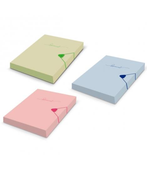 Bismark Carpeta para Proyectos A4 - Medidas 310x230x40mm - Fabricada en Polipropileno - Cierre con Goma - Colores Pastel Surtido