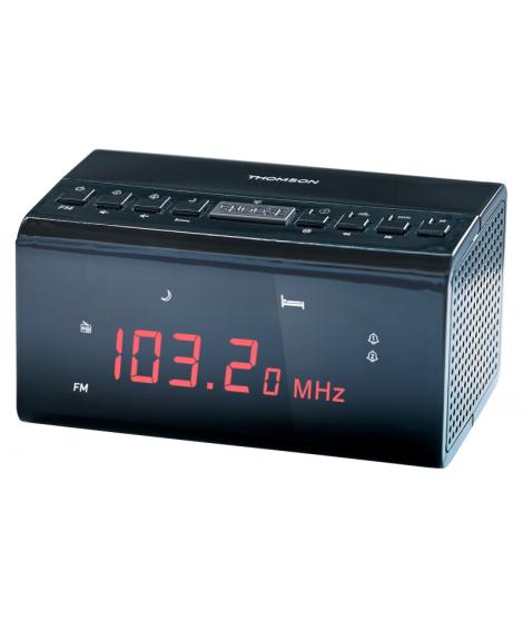 Thomson CR50 Radio Reloj Despertador - Alarma Dual - Color Negro