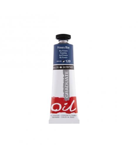 Daler Rowney Graduate Pintura al Oleo - Tubo de Aluminio - 38ml - Color Azul Primario