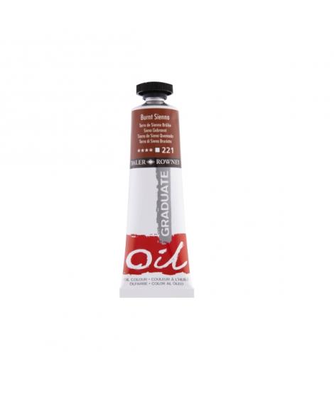 Daler Rowney Graduate Pintura al Oleo - Tubo de Aluminio - 38ml - Color Siena Quemada