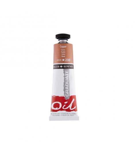 Daler Rowney Graduate Pintura al Oleo - Tubo de Aluminio - 38ml - Color Cobre