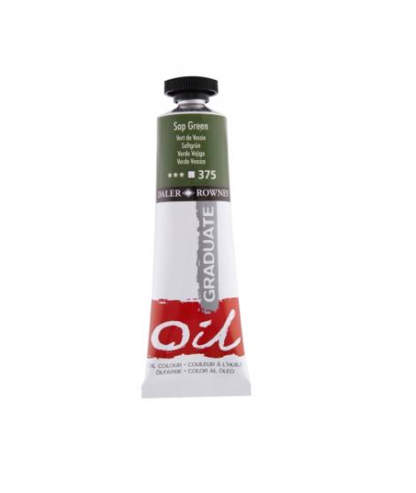 Daler Rowney Graduate Pintura al Oleo - Tubo de Aluminio - 38ml - Color Verde Vejiga