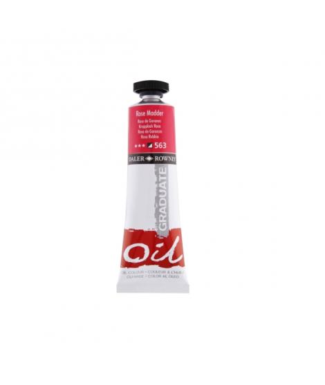 Daler Rowney Graduate Pintura al Oleo - Tubo de Aluminio - 38ml - Color Rosa Madder