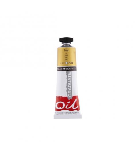 Daler Rowney Graduate Pintura al Oleo - Tubo de Aluminio - 38ml - Color Dorado