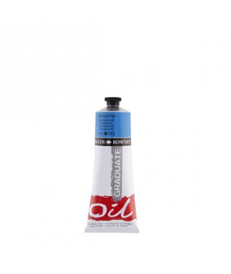 Daler Rowney Graduate Pintura al Oleo - Tubo de Aluminio - 220ml - Color Azul Ceruleo