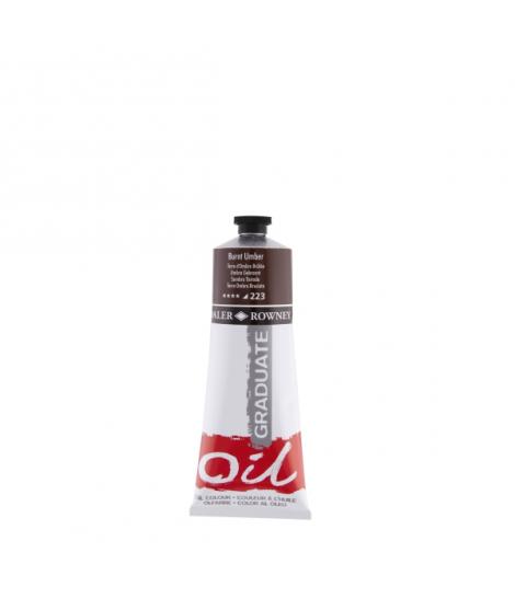 Daler Rowney Graduate Pintura al Oleo - Tubo de Aluminio - 220ml - Color Sombra Tostada