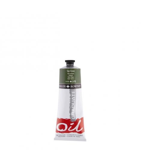 Daler Rowney Graduate Pintura al Oleo - Tubo de Aluminio - 220ml - Color Verde Vejiga