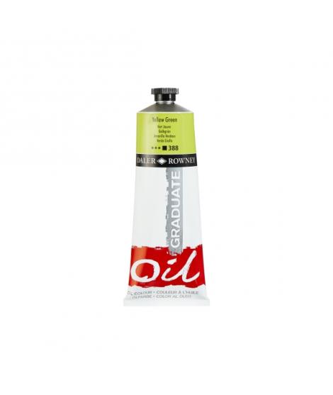 Daler Rowney Graduate Pintura al Oleo - Tubo de Aluminio - 220ml - Color Amarillo Verde