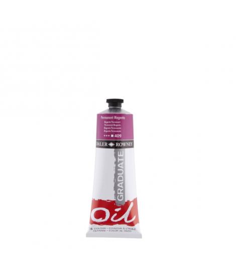 Daler Rowney Graduate Pintura al Oleo - Tubo de Aluminio - 220ml - Color Magenta Permanente