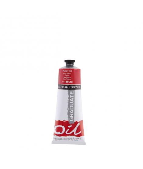 Daler Rowney Graduate Pintura al Oleo - Tubo de Aluminio - 220ml - Color Rojo Primario