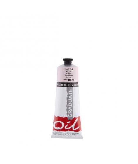 Daler Rowney Graduate Pintura al Oleo - Tubo de Aluminio - 220ml - Color Rosa Melocoton