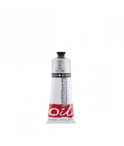Daler Rowney Graduate Pintura al Oleo - Tubo de Aluminio - 220ml - Color Plata