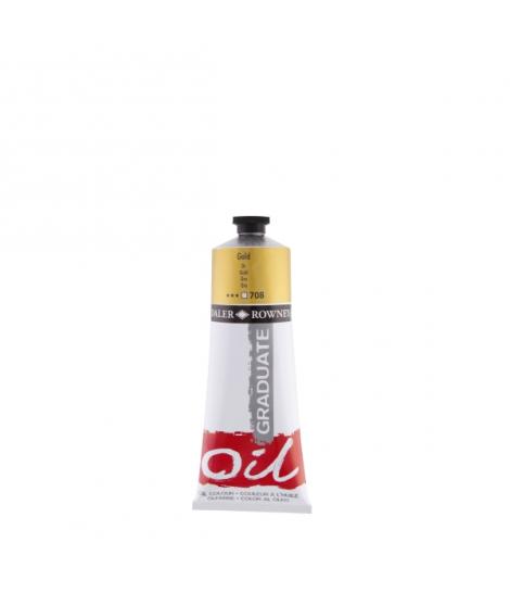 Daler Rowney Graduate Pintura al Oleo - Tubo de Aluminio - 220ml - Color Dorado