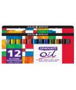 Daler Rowney Graduate Pack de 12 Pinturas al Oleo - Tubos de Aluminio - 22ml - Colores Surtidos