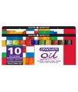 Daler Rowney Graduate Pack de 10 Pinturas al Oleo Selection Set - Tubos de Aluminio - 38ml - Colores Surtidos