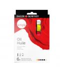 Daler Rowney Simply Pack de 6 Pinturas al Oleo - Tubos de Aluminio - 12ml - Colores Surtidos