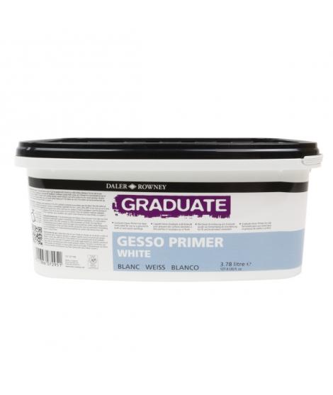 Daler Rowney Graduate Gesso Imprimacion - Bote de Plastico - 3.78L - Color Blanco