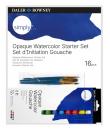 Daler Rowney Simply Pack de 16 Piezas - Temperas Gouache - Set de Iniciacion - Colores Surtidos