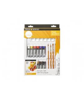 Daler Rowney Simply Pack de 25 Piezas - Pintura Acrilica - Colores Surtidos