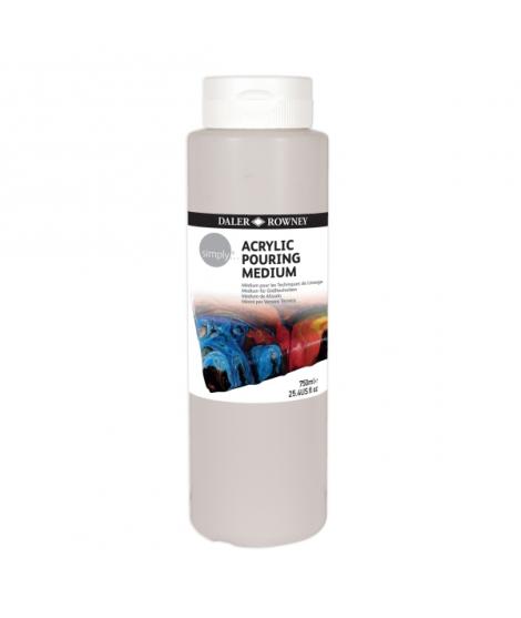 Daler Rowney Simply Medium Alisado para Tecnica Pouring - Bote de Plastico - 750ml