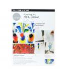 Daler Rowney Simply Creative Pack de Pintura Acrilica - Tecnica de Pouring - Caja de Carton - Colores Surtidos