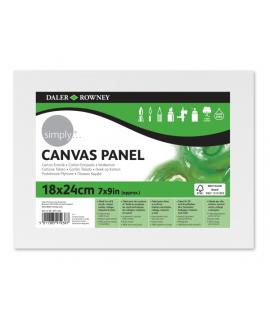 Daler Rowney Simply Carton Entelado - 250g - 18x24cm - Imprimacion Triple - Grano Medio - 100% Algodon sin Acido - 250g - Color 