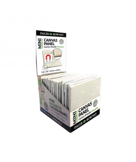 Daler Rowney Simply Lienzo Mini - 250g - Magnetico - 6.35x6.35cm -Color Blanco