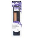 Daler Rowney Simply Pack de 8 Lapices para Esbozo - Estuche Metalico - Color Negro