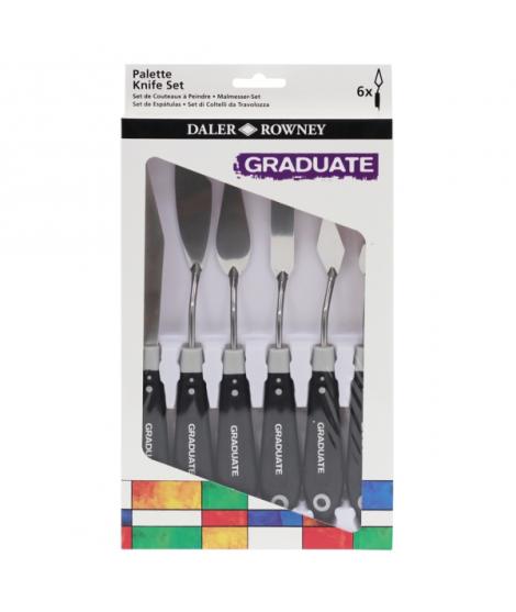 Daler Rowney Graduate Pack de 6 Espatulas