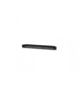 WP Patch Panel de 24 Puertos RJ45 CAT6 FTP - 1U IDC - Color Negro