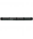 WP Patch Panel de 24 Puertos RJ45 CAT6 UTP - 1U IDC - Color Negro