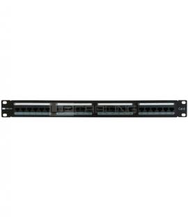 WP Patch Panel de 24 Puertos RJ45 CAT6 UTP - 1U IDC - Color Negro