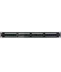 WP Patch Panel de 24 Puertos RJ45 CAT6 UTP - 1U IDC - Color Negro