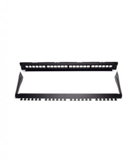 WP Patch Panel de 24 Puertos RJ45 CAT6 UTP - 1U Keystone Modular - Color Negro