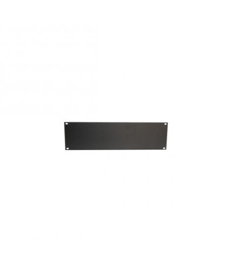 WP Tapa Delantera para Armario 3U - 490x15x145mm - Color Negro