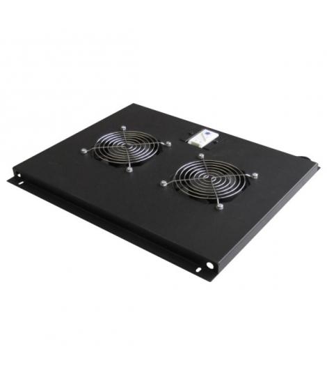 WP Termostato para Armarios de la Serie RNA con 2 Ventiladores - 475x55x400mm - Color Negro