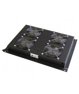 WP Termostato para Armarios de la Serie RSA con 4 Ventiladores - 475x55x750mm - Color Negro