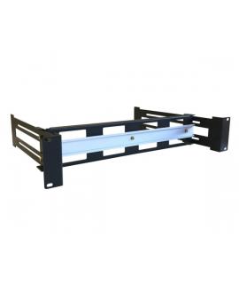 WP Rail para Equipo DIN 2U - 550x400x300mm - Color Negro