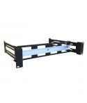 WP Rail para Equipo DIN 2U - 550x400x300mm - Color Negro