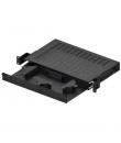 WP Cajon de Fibra Optica para Armario 1U - Metalico - hasta 3m de Cable con 24 Fibras - 550x400x300mm - Color Negro