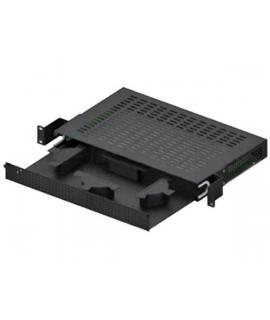 WP Cajon de Fibra Optica para Armario 1U - Metalico - hasta 3m de Cable con 24 Fibras - 550x400x300mm - Color Negro