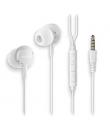 NGS CROSS DRIFT Auriculares Intraurales con Microfono - Jack 3.5mm - Boton Multifuncion - Color Blanco