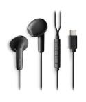 NGS CROSS GLIDE Auriculares Intraurales con Microfono - USB-C - Boton Multifuncion - Color Negro