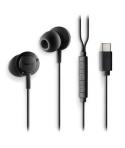 NGS CROSS STEP Auriculares Intraurales con Microfono - USB-C - Boton Multifuncion - Color Negro