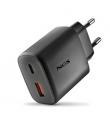 NGS ERA 45W Cargador de Pared Ultrarrapido GaN - 1 USB-C y 1 USB-A - Color Negro